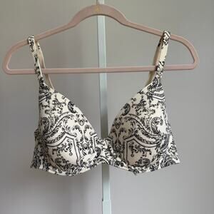 Soma Bra Size 38D Cream & Black‎